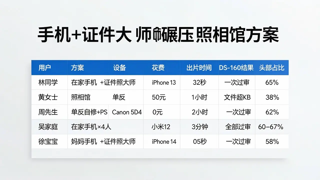 手机+证件照大师碾压照相馆方案