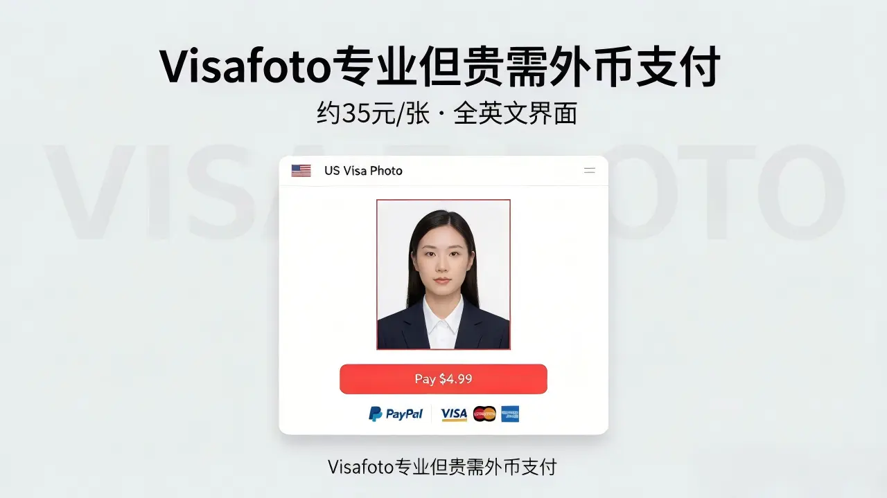 Visafoto专业但贵需外币支付
