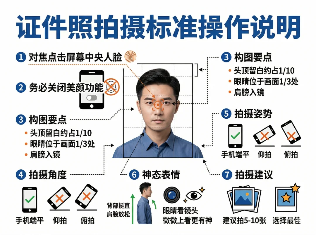 一寸照使用场景示意