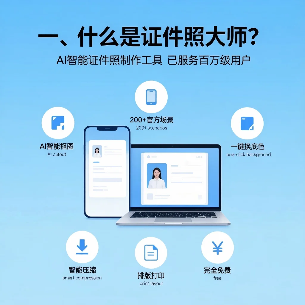 什么是证件照大师 - AI智能证件照制作工具
