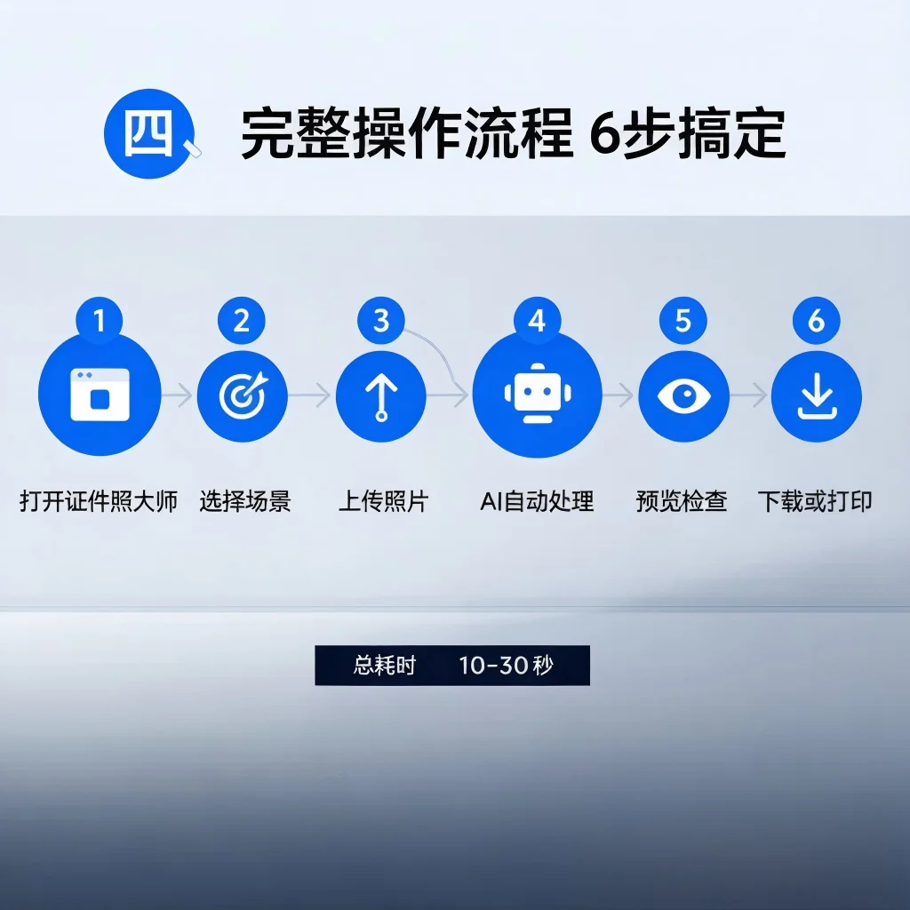 完整操作流程6步搞定 - 10-30秒出片