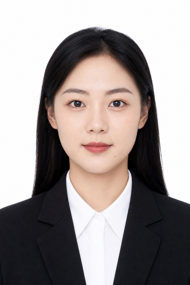 医师资格考试(国家医学考试网报名)证件照示例 - 白底小2寸报名照片